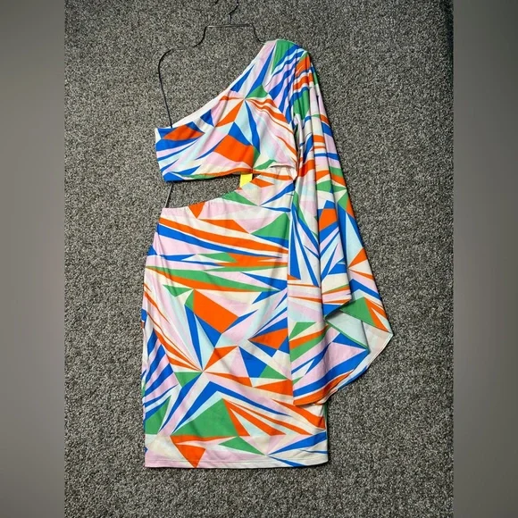 NWT Alexia Admor Reese One-Shoulder Dress Size XS - Picture 3 of 6